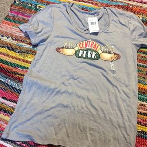 Gray central perk t shirt